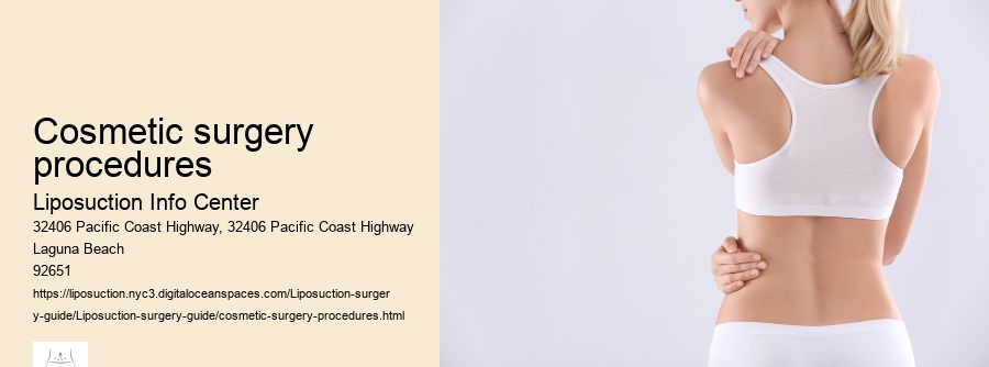 cosmetic surgery procedures