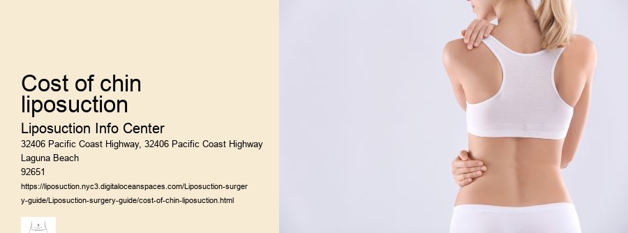 cost of chin liposuction