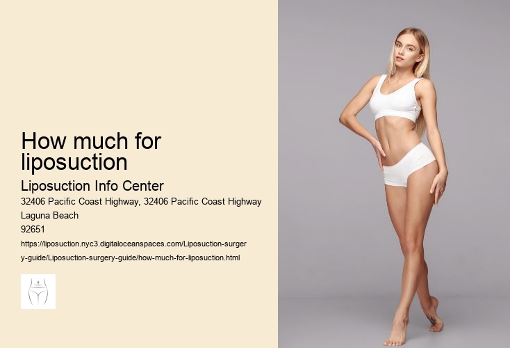 how much for liposuction